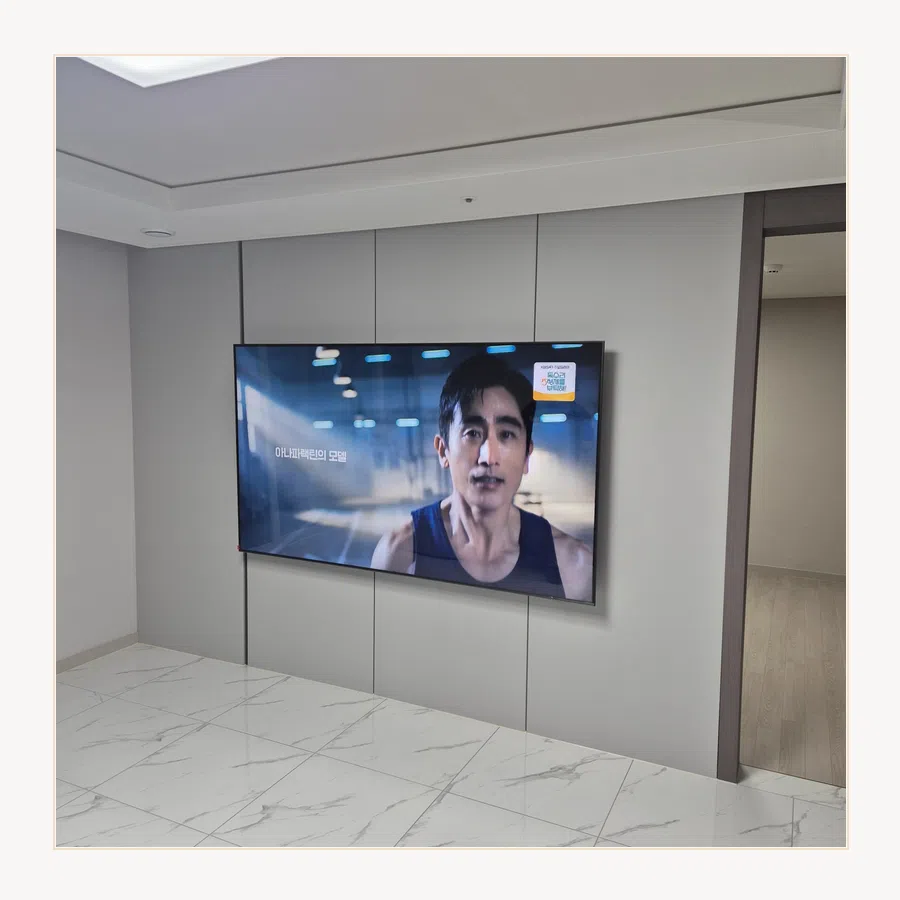 노원 벽걸이TV 브라켓·거치대 현장 조건 참고 사진 2