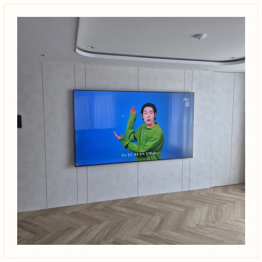 봉담 벽걸이TV 브라켓·거치대 현장 조건 참고 사진 3